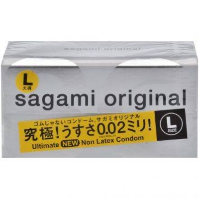 Презервативы Sagami Original 0.02 L-size увеличенного размера - 12 шт. - фото, цены