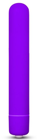 Фиолетовая вибропуля X-Basic 10 Speeds - 13 см. - фото, цены