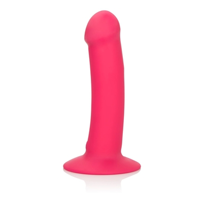 Розовый перезаряжаемый фаллоимитатор Luxe Touch-Sensitive Vibrator - 16,5 см. - фото, цены