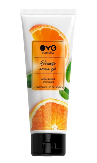 Лубрикант на водной основе Oyo Aroma Gel Orange с ароматом апельсина - 75 мл. - фото, цены