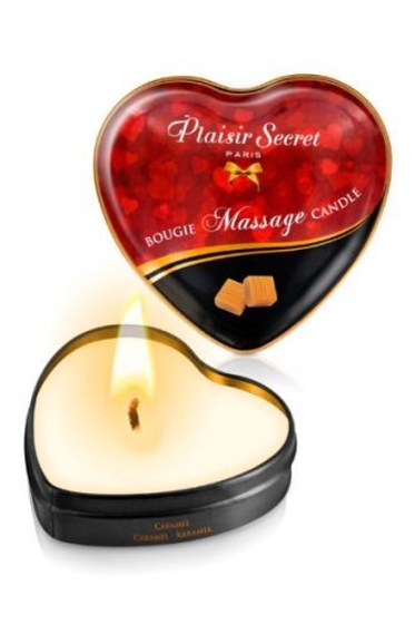 Массажная свеча с ароматом карамели Bougie Massage Candle - 35 мл. - фото, цены