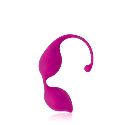 Ярко-розовые фигурные вагинальные шарики Cosmo - фото, цены
