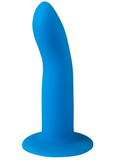 Синий, светящийся в темноте стимулятор Neon Driver - 13,3 см. - фото, цены