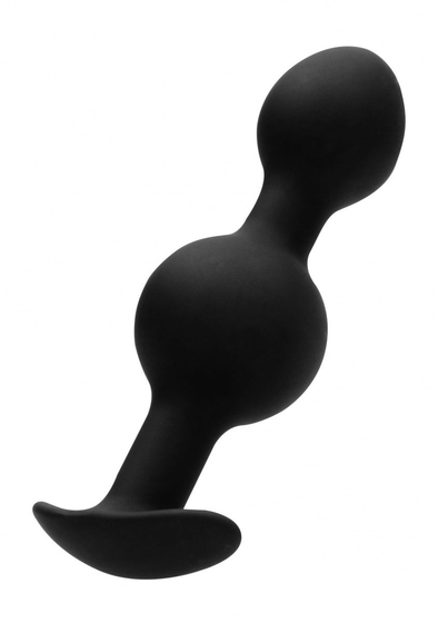 Черная анальная пробка N 90 Self Penetrating Butt Plug - 10,4 см. - фото, цены
