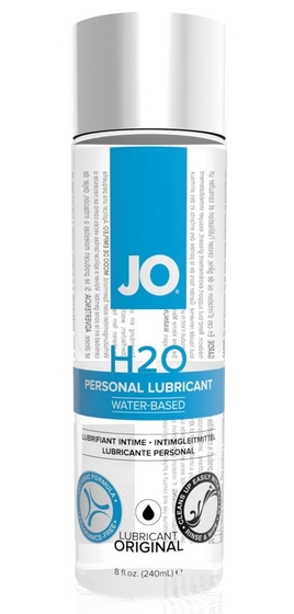 Нейтральный лубрикант на водной основе Jo Personal Lubricant H2o - 240 мл. - фото, цены