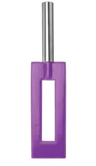 Фиолетовая шлёпалка Leather Gap Paddle - 35 см. - фото, цены