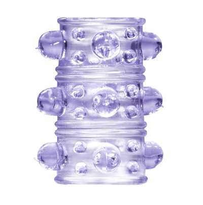 Фиолетовая насадка на пенис Rings Armour - фото, цены