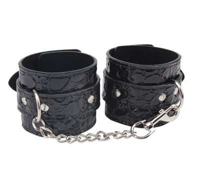 Черные наручники Be good Wrist Cuffs - фото, цены