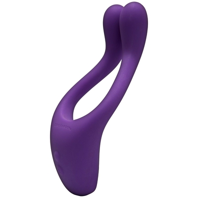 Фиолетовый вибромассажер для пар Tryst Multi Erogenous Zone Massager - фото, цены