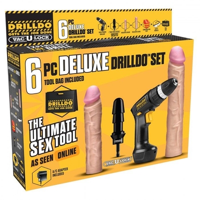 Секс-набор Deluxe Drilldo Set 6 Piece - фото, цены