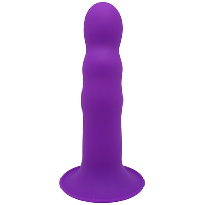 Фиолетовый фаллоимитатор двойной плотности Hitsens 3 - 17,7 см. - фото, цены