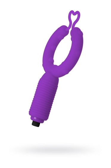 Фиолетовое виброкольцо Oscar - фото, цены