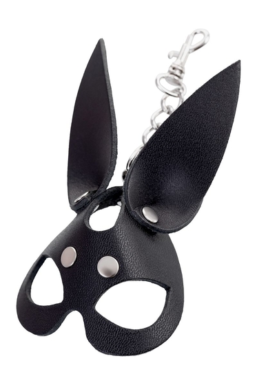 Кожаный брелок в виде маски зайца - фото, цены
