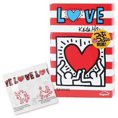 Презервативы Sagami Love Keith Haring - 12 шт. - фото, цены