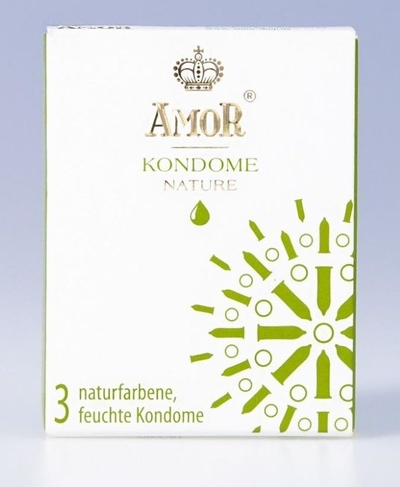 Классические презервативы Amor Nature - 3 шт. - фото, цены