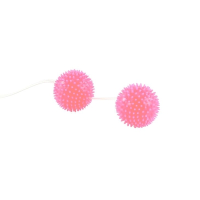 Розовые вагинальные шарики Love Balls - фото, цены