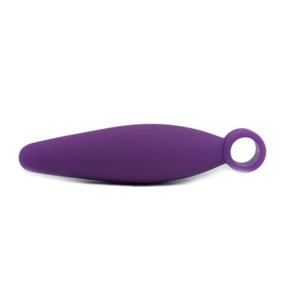 Фиолетовая анальная пробка Climax Anal Finger Plug - 10,5 см. - фото, цены
