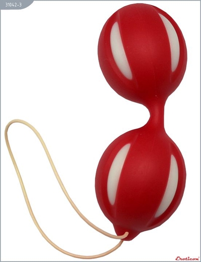 Красные вагинальные шарики с петлей - фото, цены