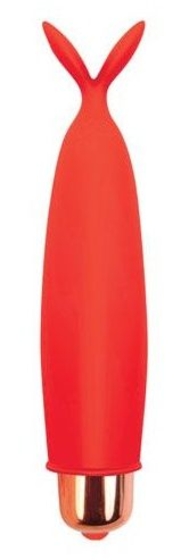 Красный клиторальный вибростимулятор с усиками - фото, цены