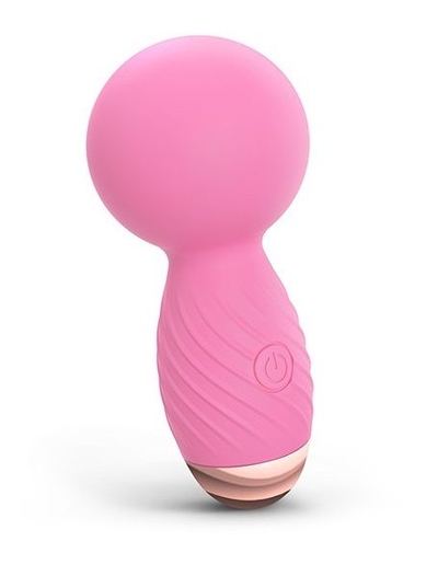 Розовый мини-wand вибратор Itsy Bitsy Mini Wand Vibrator - фото, цены