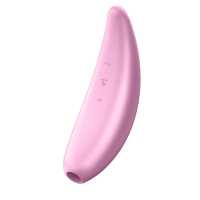 Розовый вакуум-волновой стимулятор Satisfyer Curvy 3+ - фото, цены