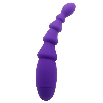Фиолетовый анальный вибростимулятор Evil Teaser - 19 см. - фото, цены