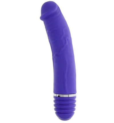 Фиолетовый вибратор-реалистик Purrfect Silicone Vibrator 6inch Purple - фото, цены