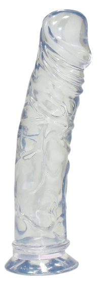 Прозрачный фаллоимитатор Medium Dong - 19,5 см. - фото, цены