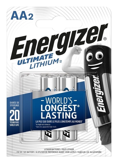 Батарейки Energizer Ultimate Lithium Fr6/l91 Aa - 2 шт. - фото, цены