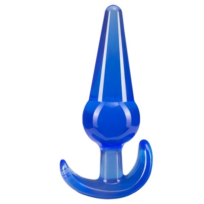 Синяя анальная пробка в форме якоря Large Anal Plug - 12,2 см. - фото, цены