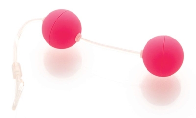 Розовые вагинальные шарики на прозрачной сцепке - фото, цены