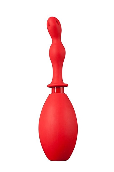 Красный удлиненный анальный душ Freshen Pump - фото, цены