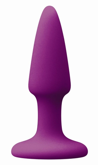Фиолетовая анальная мини-пробка Mini Plug - 9 см. - фото, цены