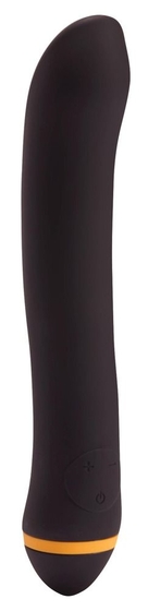 Чёрный вибратор для массажа G-точки Turbo G-Spot - 22,2 см. - фото, цены