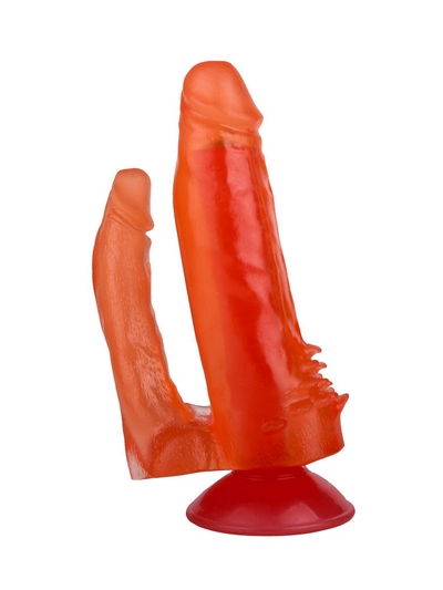 Фаллоимитатор гелевый для анально-вагинальной стимуляции - 17 см. - фото, цены