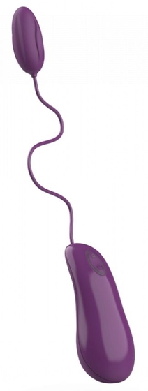 Фиолетовое виброяйцо Bnaughty Deluxe - фото, цены