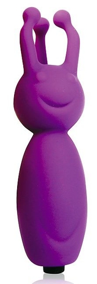 Фиолетовый фантазийный клиторальный стимулятор - 8,5 см. - фото, цены