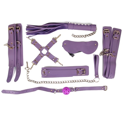 Пикантный набор БДСМ-аксессуаров фиолетового цвета - фото, цены