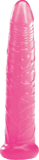 Розовый желейный фаллоимитатор - 16,5 см. - фото, цены