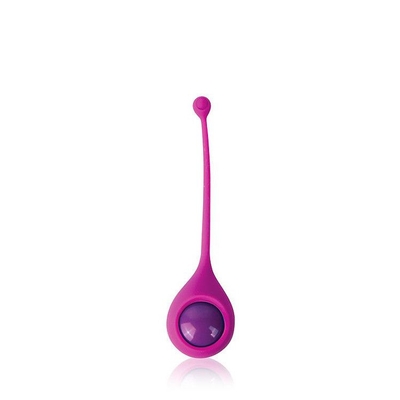 Ярко-розовый вагинальный шарик со смещенным центром тяжести Cosmo - фото, цены