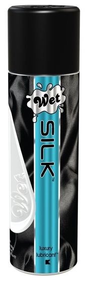 Гибридный водно-силиконовый лубрикант Wet Silk - 91 мл. - фото, цены