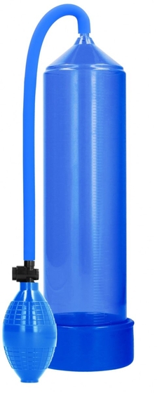 Синяя ручная вакуумная помпа для мужчин Classic Penis Pump - фото, цены