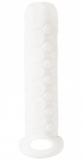 Белый фаллоудлинитель Homme Long - 13,5 см. - фото, цены