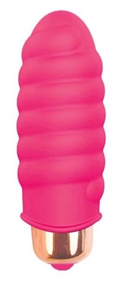 Розовая вибропуля Sweet Toys - 5,3 см. - фото, цены