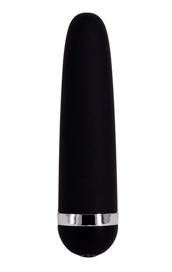 Черная перезаряжаемая вибропуля Intense Supreme Vibe - 9,5 см. - фото, цены