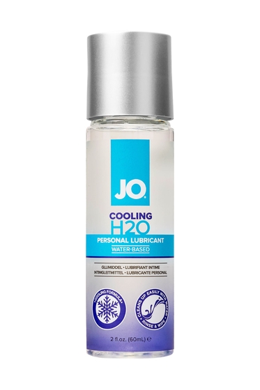 Охлаждающий лубрикант на водной основе Jo Personal Lubricant H2o Cooling - 60 мл. - фото, цены