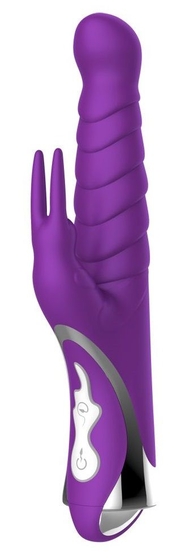 Фиолетовый вибратор-кролик Ripple Rabbit - 23,5 см. - фото, цены