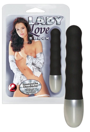 Чёрный мини-вибратор Lady Love - 11 см. - фото, цены