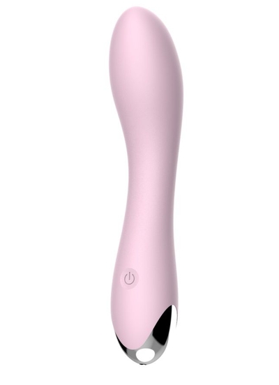 Нежно-розовый вибростимулятор Loving - 18 см. - фото, цены