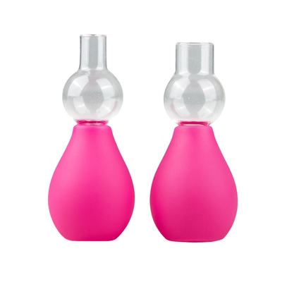 Розовые вакуумные стимуляторы для сосков Nipple Pump Set - фото, цены